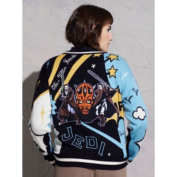 Star Wars Darth Maul Comic Cardigan Size S - Exclusive - Picture 3 of 10